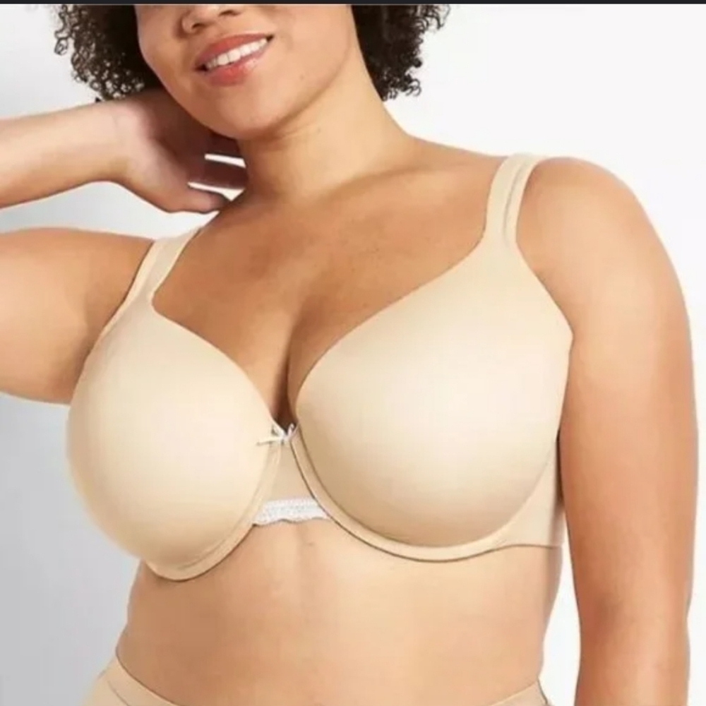 Lane Bryant Cacique Extra Soft Lightly Lined Full Coverage Bra Size 44D NWT